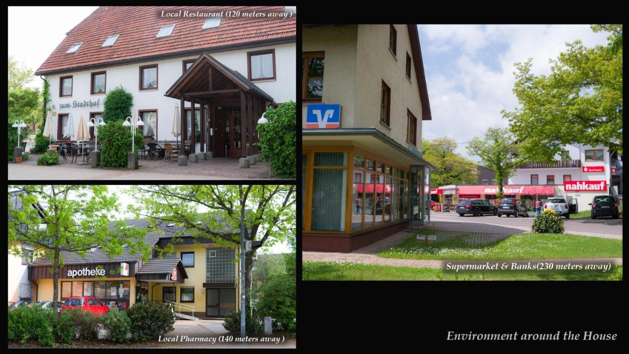 Entire House In Schwarzwald With Mountain View, Private Gym,Sauna And Garden Villa Unterkirnach Kültér fotó