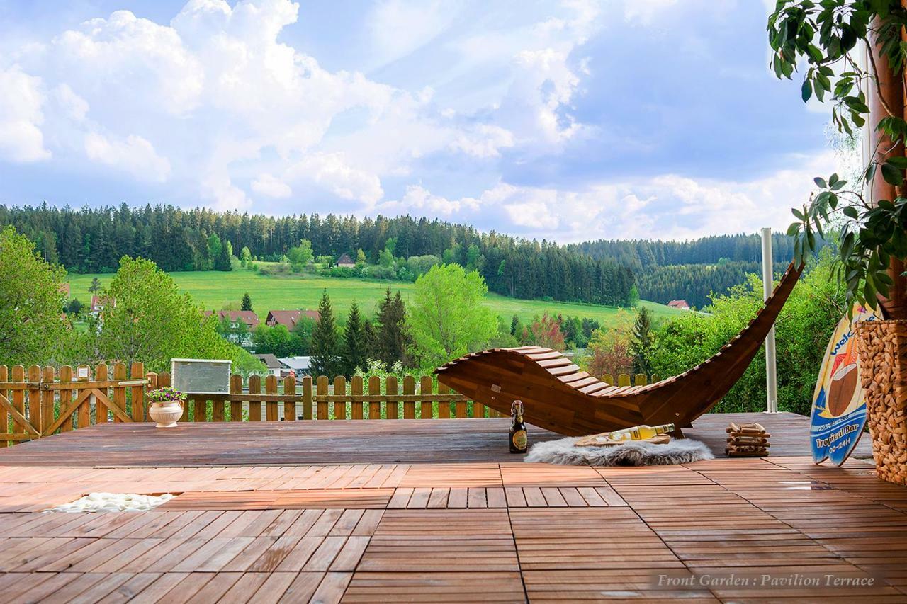 Entire House In Schwarzwald With Mountain View, Private Gym,Sauna And Garden Villa Unterkirnach Kültér fotó